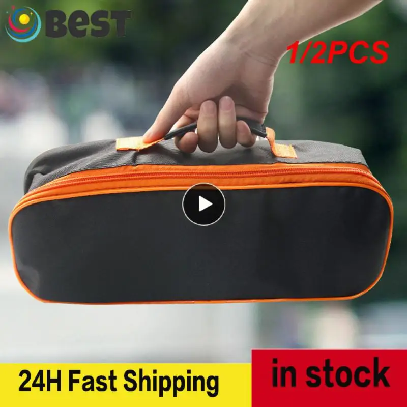 

1/2 шт. Многофункциональная портативная сумка для инструментов, водонепроницаемая сумка из ткани Оксфорд для хранения, аварийный набор инструментов для небольших металлических инструментов
