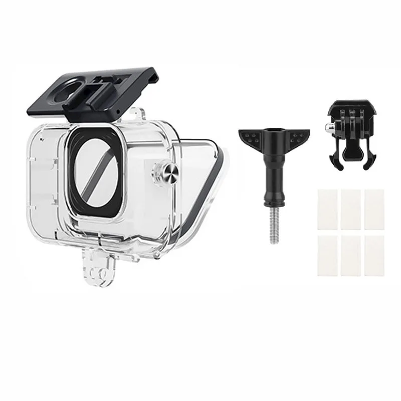 Водонепроникний захисний чохол для камери DJI Osmo Action 6, захисний чохол для вейкбордингу на 196 футів/60 метрів, підводний захисний корпус-клітка