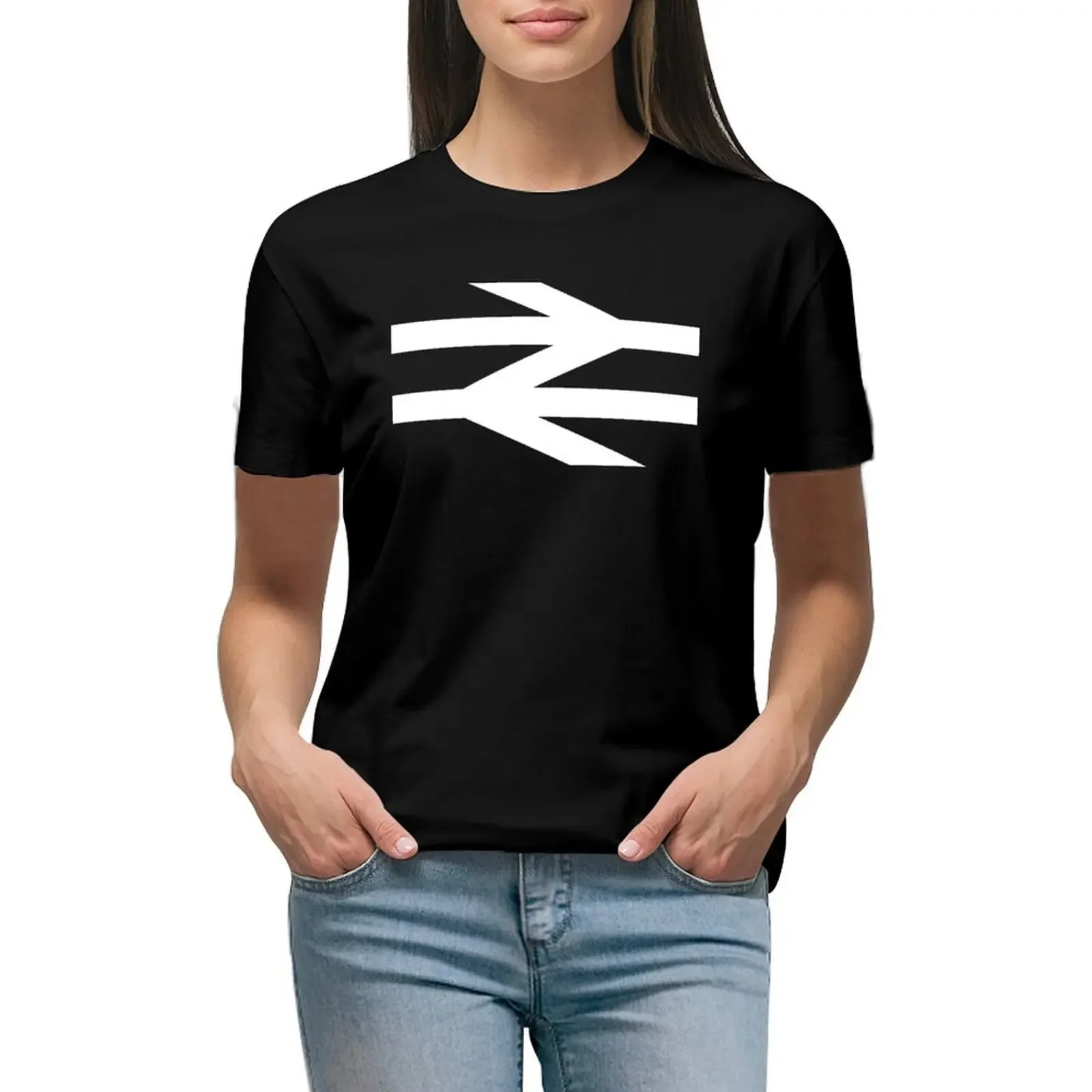 

British Rail T-shirt hippie clothes shirts graphic tees t shirt Women