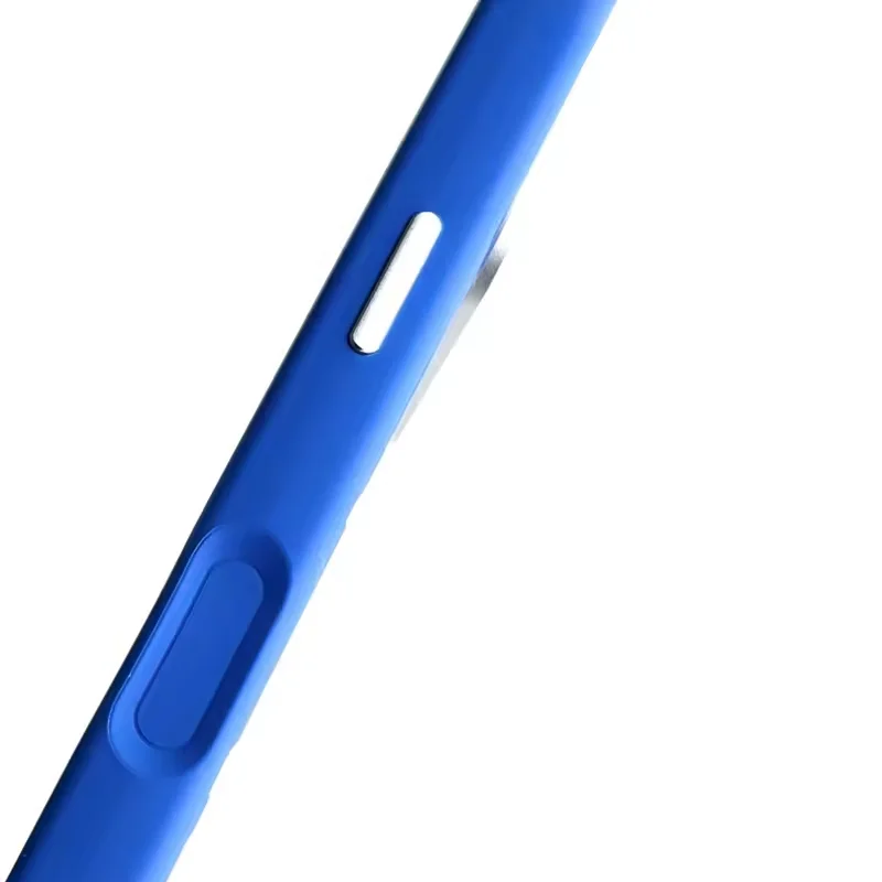 Magnetic Liquid Silicone Wireless Charging Matte Solid Color Phone Case
