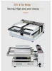 Global hot selling Hot press sandwich oven, bursting toast burger machine double head sandwich maker for home or commercial use 2
