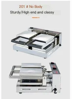 Global hot selling Hot press sandwich oven, bursting toast burger machine double head sandwich maker for home or commercial use 2