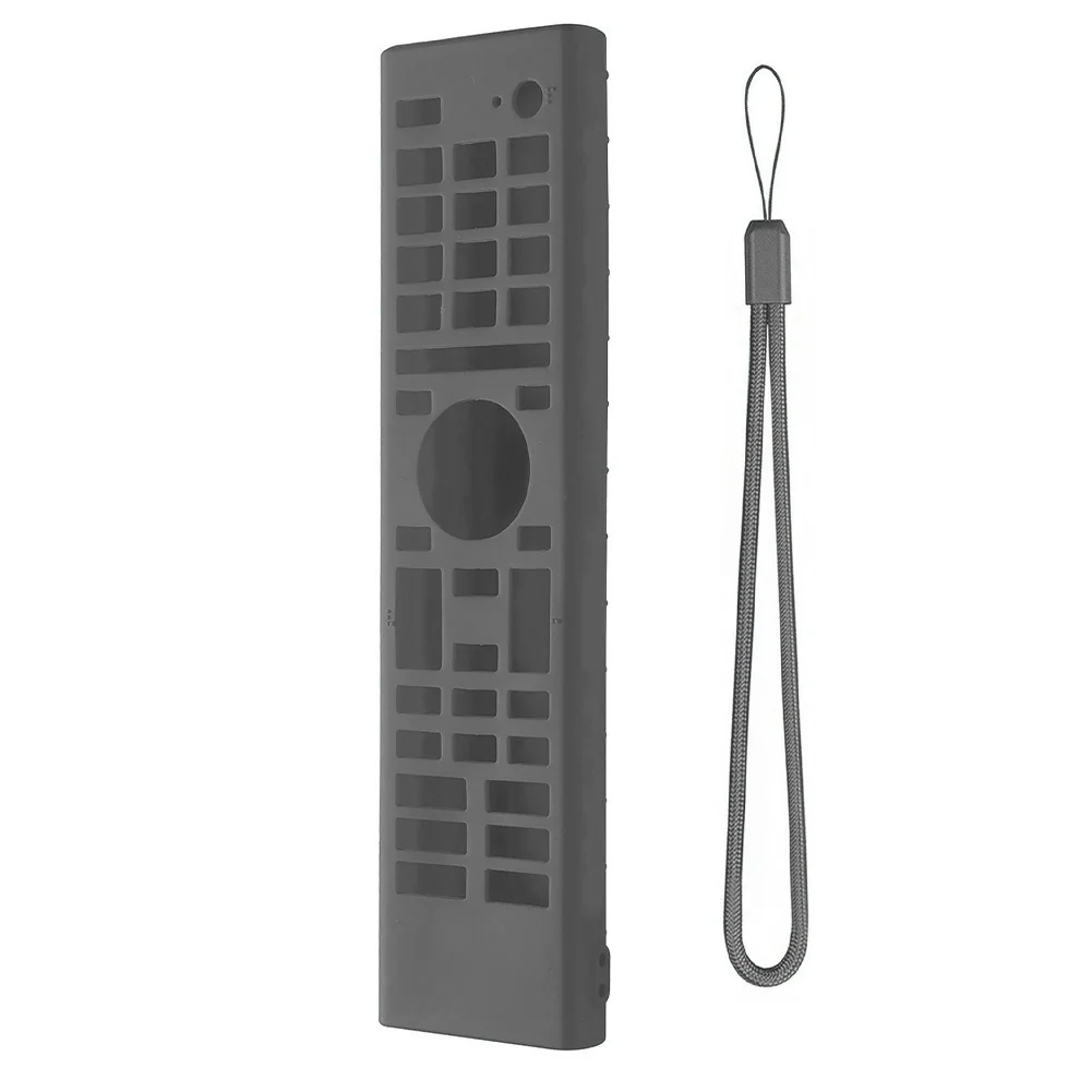 랜야드 보호 케이스가 있는 리모컨 커버 보호대, 미끄럼 방지 액세서리, Hisense ERF3A80 ERF3B80H ERF3C80H ERFTG80H 용