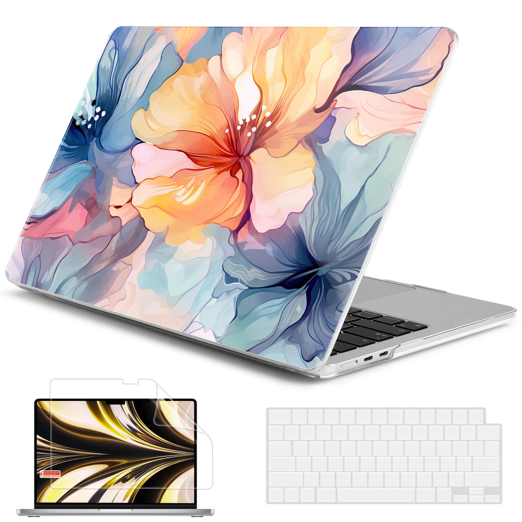 Custodia Per Macbook Pro 14 16 13 Pollici M3/M2/M1 Pro/Max Chip Case A2991 A2780 A2485 A2442 A2779 A2992 (2023 2022 2021) Per Macbook