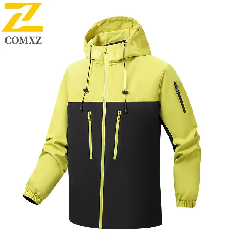 EiAO Autumn Men's Hiking Jacket Waterproof Windproof Windbreaker Women Outdoor Camping Trekking Fishing Jackets Trendy Rush Coat