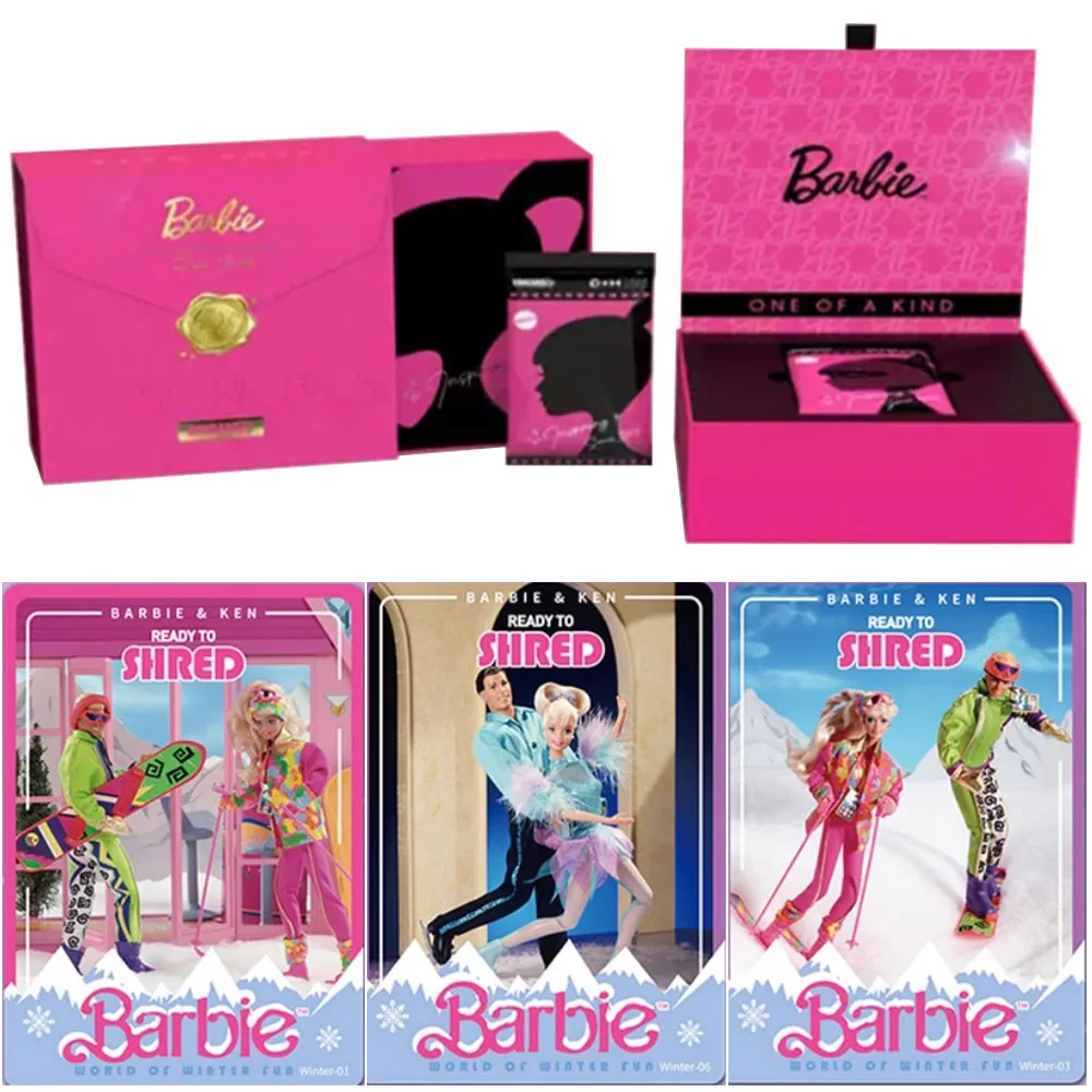 Открытки-из-серии-Барби-розовый-фестиваль-Барбара-миллент-Робертс-принцесса-Эльза-игрушки-для-девочек-Подарочная-коллекционная-карточка