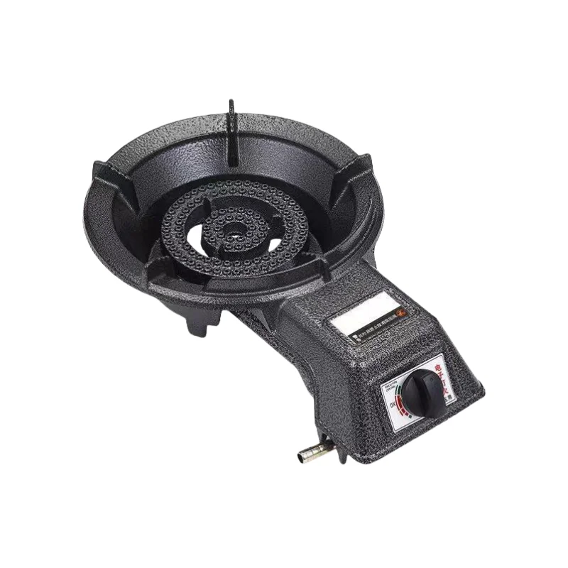 Thickened Cast Iron Commercial Hot Fire Stir Frying Gas Stove Household Liquefied Gas Single Stoves Knob Switch Desktop Cooktops