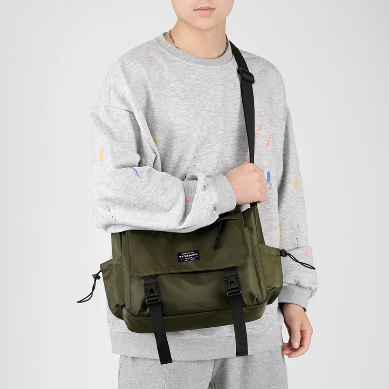 

High Quality Bandolera Hombre My Neighbor Totoro Canvas Shoulder Bags Large Satchels Leisure Messenger Crossbody Bag For Men