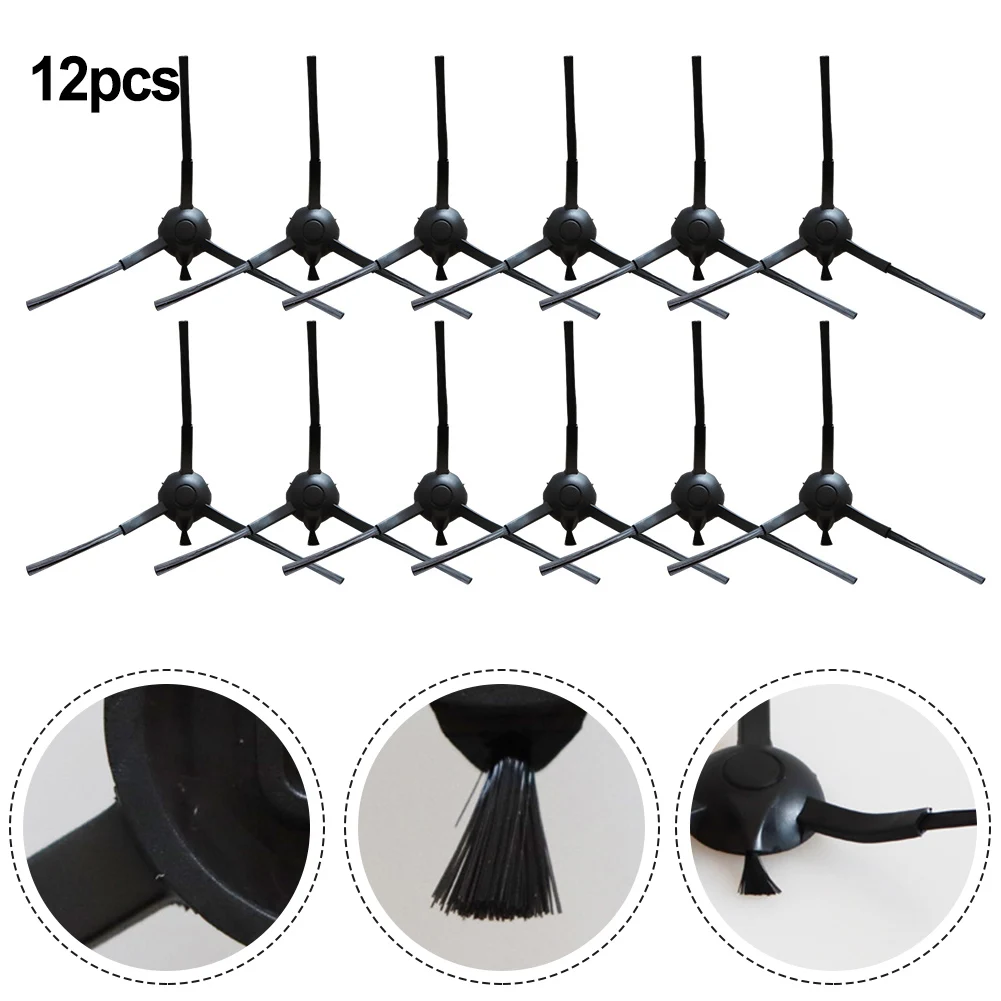 Sostituzione Spazzole Laterali 12 Pezzi Per Tp-Link Tapo Rv10 Rv30 Plus Accessori Per Aspirapolvere Spazzola Laterale