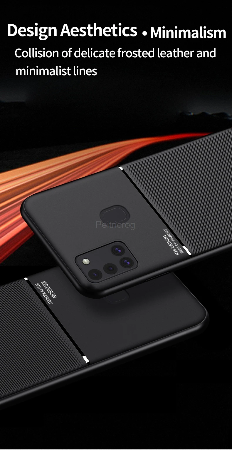 silicone case samsung Luxury Leather Case For Samsung Galaxy S20 Ultra S10 S9 S8 Plus Note 20 10 8 9 Pro A70 A71 A51 A50 M31 M30S Car Magnetic Cover samsung silicone cover