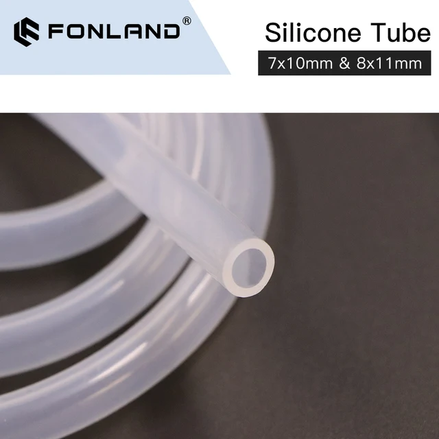 Silicone Tube 7mm 8mm Water Pipe Flexible Hose For Water Sensor Water Pump Water Chiller For CO2 Laser Cutting Machine 6