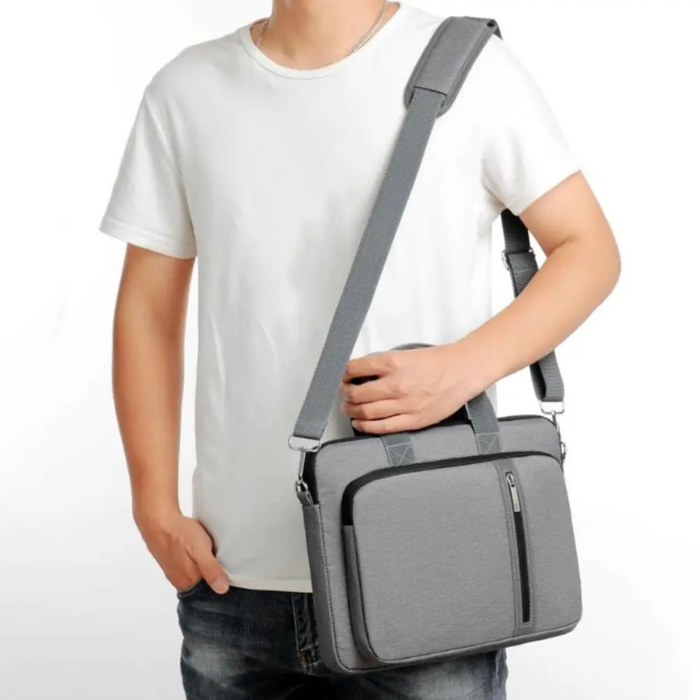 Borsa per Computer Portatile a Doppia Parete, Antiurto, Design a Tracolla, Impermeabile, Zaino per Documenti, per Ufficio - immagine 3