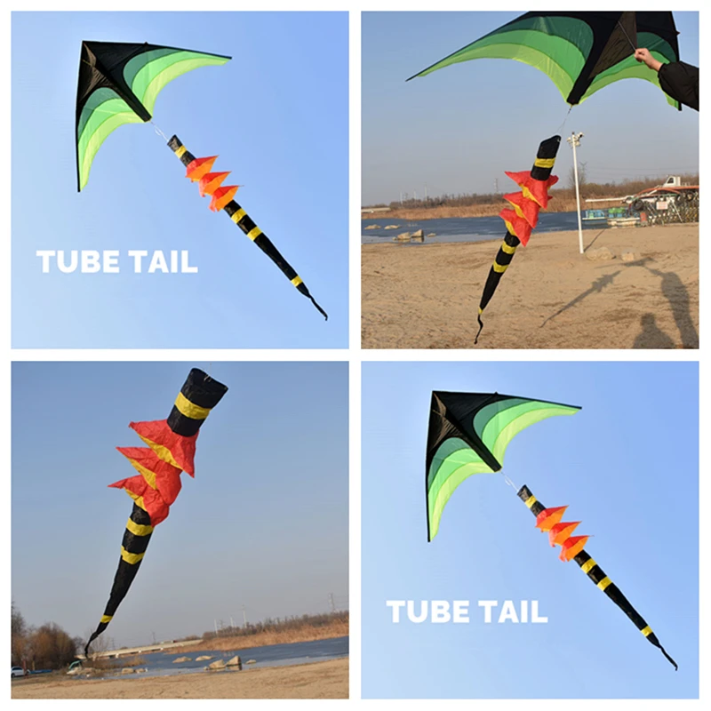 

free shipping 3d kite tails rainbow windsock kite flying toys outdoor sports kites inflatable toy professional parachute flying