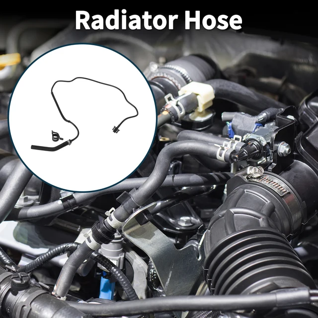 UXCELL ท่อหม้อน้ำหมายเลข F2G38063DFE/F2GZ8063T สำหรับฟอร์ด เอッジ 2015 ยางท่อน้ำหล่อเย็น 1