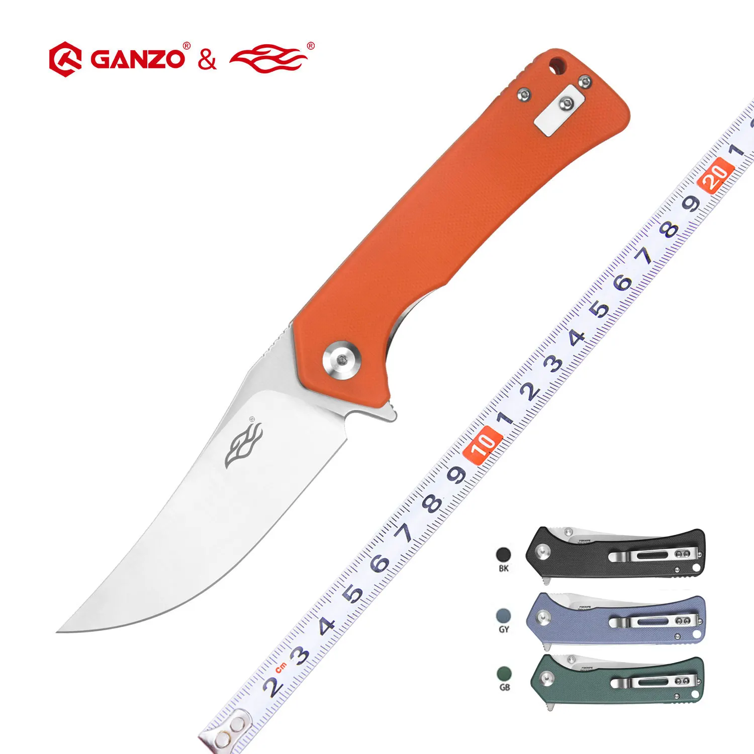 

Firebird Ganzo FBKNIFE FH923 D2 blade G10 handle folding knife tactical camping knife outdoor EDC tool Pocket Flipper Knife