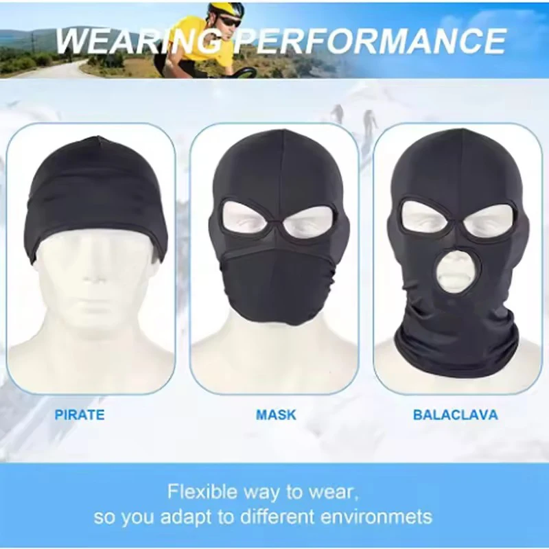 Breathable Full Face Mask Balaclava Outdoor Sports Motorcycle Riding UV Protection