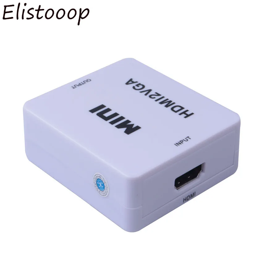 1080p Mini To Vga Converter With Audio Video Box