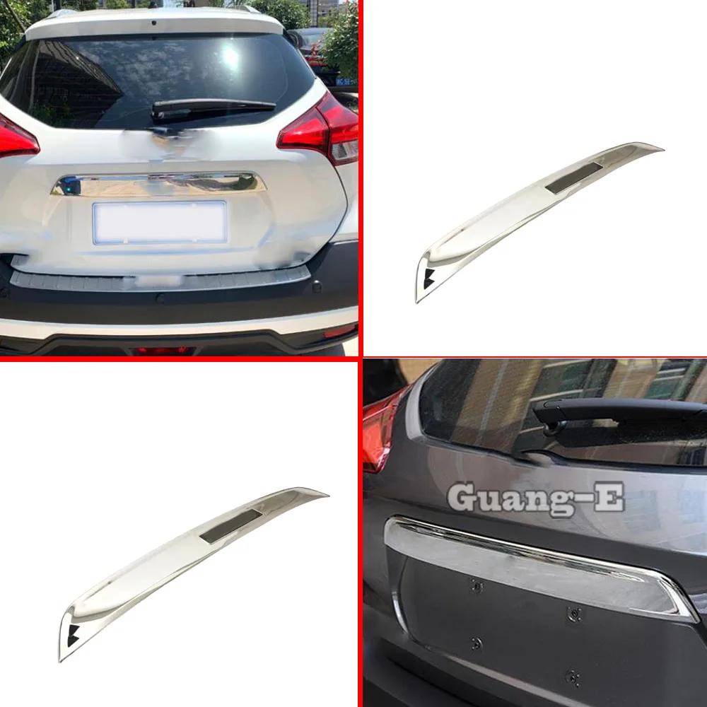 

Car Rear Trunk Tailgate Lid Cover Decoration Trim Auto Exterior Accessories For Nissan Kicks 2017 2018 2019 2020 2021 2022 2023