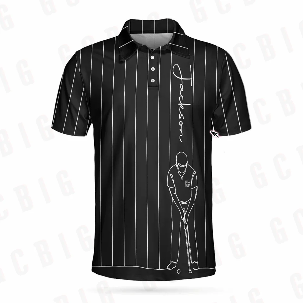 

Летняя одежда для гольфа, мужские рубашки-поло с коротким рукавом, быстросохнущая спортивная одежда высокого качества, уличная дышащая одежда для гольфа