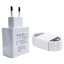 Honor 66W Super Fast Charger with Type C Charging Cable for EU and 1M Cable