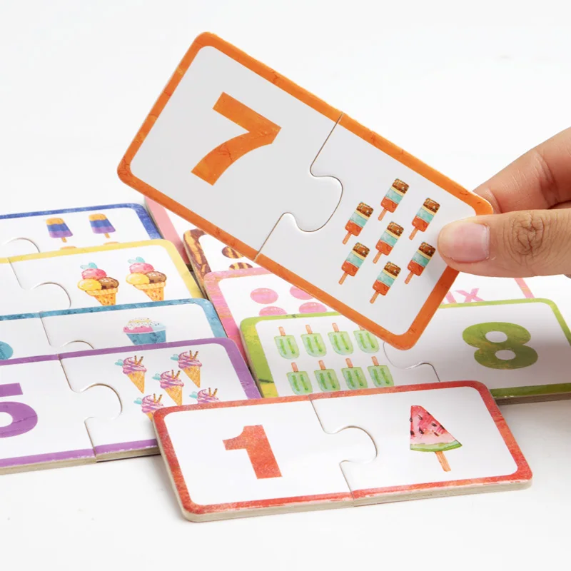 Wooden Number Puzzle Toy 6