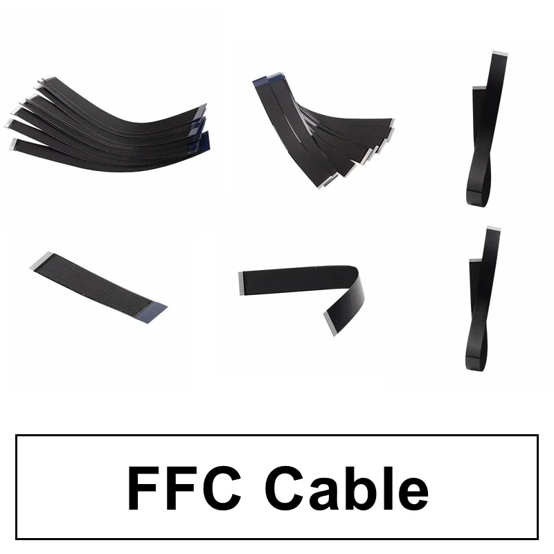 Ribbon FPV Type C Micro Mini USB A Plug Socket Connectors Flexible Flat DIY Assembly Adapter Male Female Head+FFC Extender Cable