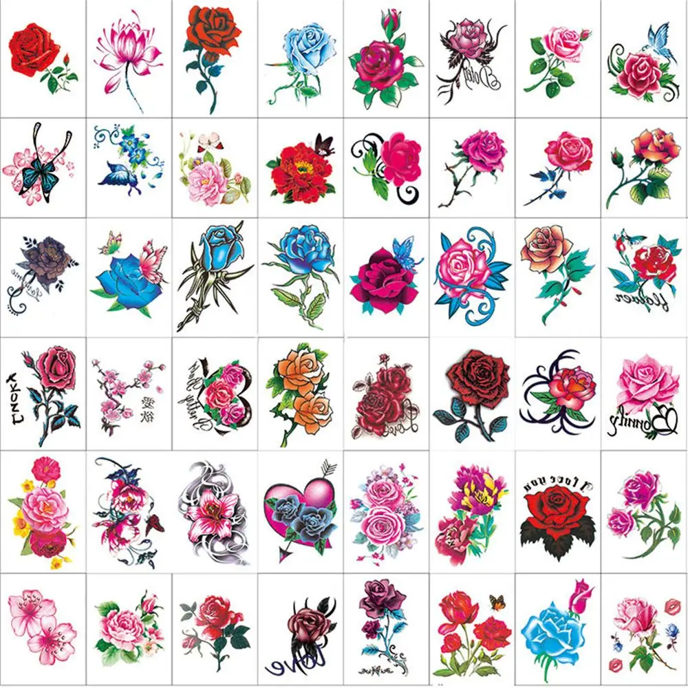 Waterproof Temporary Tattoo Sticker for Men Women Removable Body Art Stickers