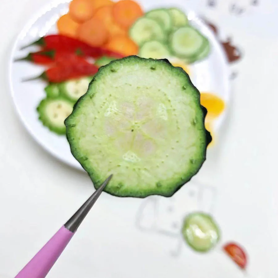 12pcs Dried Pressed Exopy Vegetable Cucumber Slices Plant Herbarium For Jewelry Photo Frame Phone Case Bookmark Craft DIY Making