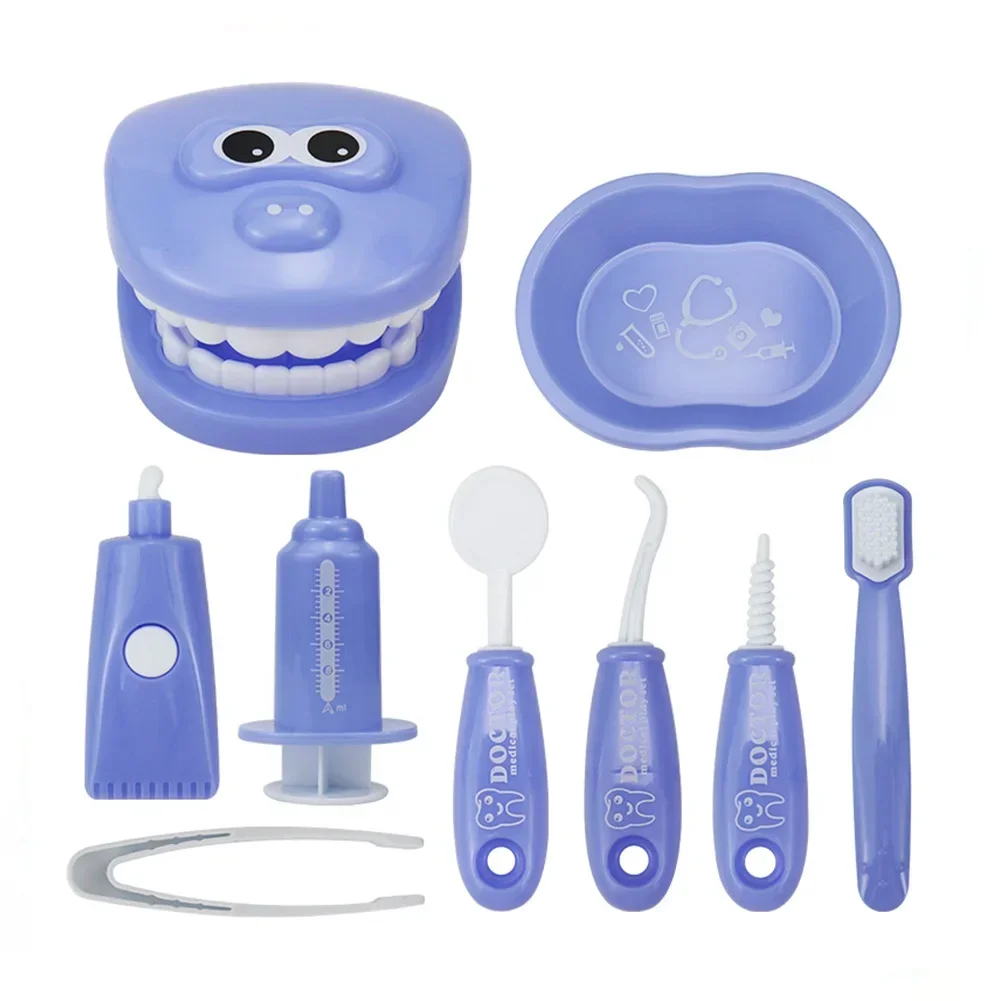 Children&rsquo;s Interactive Dentist Kit featuring 9pcs Educational Set Family Bonding Activity Ideal for Boy and Girls Brain Training