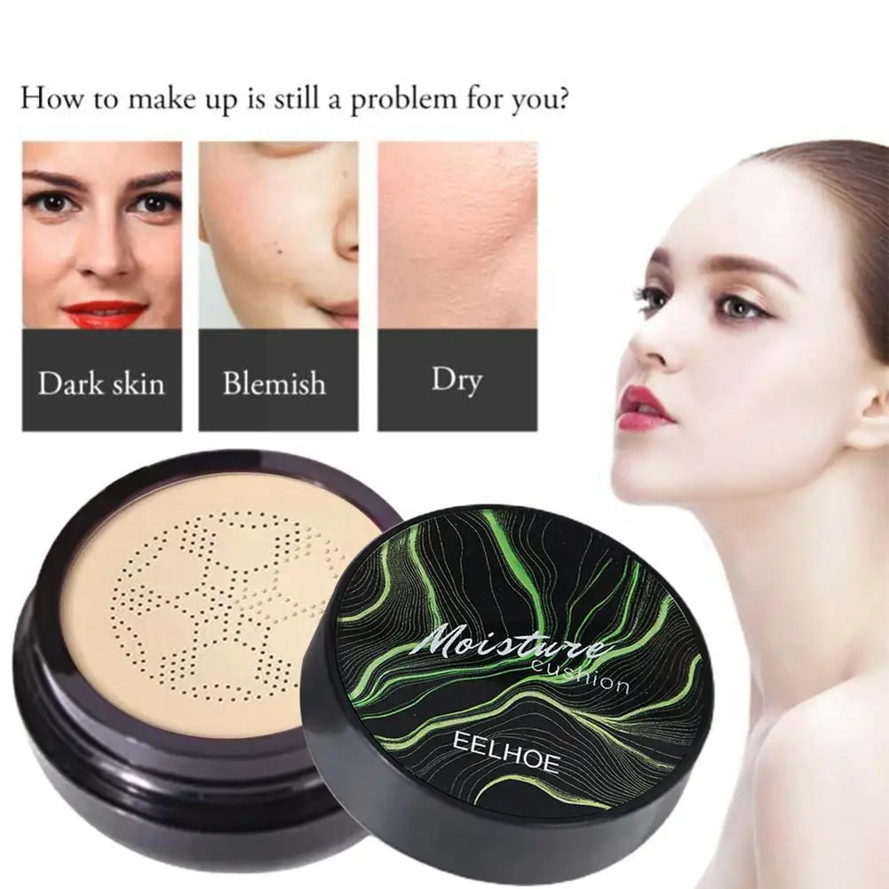 

Mushroom Head Air Cushion CC Cream Natural Moisturizing Concealer BB Cosmetics Whitening Foundation Oil-control Makeup Crea I9W7