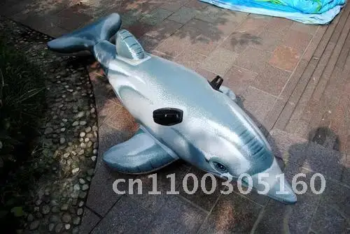games vocation kids inflatable dolphin swimming summer pool.175*66 swimmer Ride-ons inflatable
