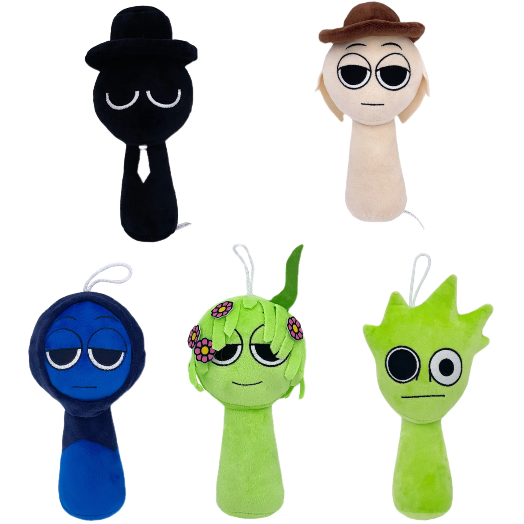 Sprunki Plush Toys Sprunki Incredibox Plush Doll Sprunki Game Cartoon Pillow Kids Birthday Gifts Stuffed Dolls Christmas Gift 6