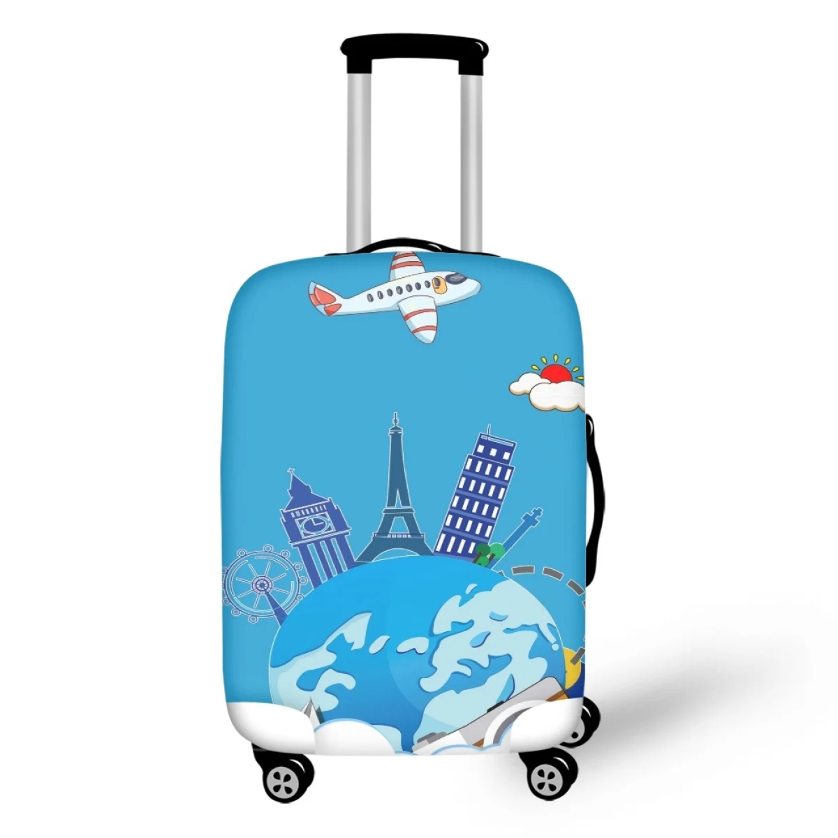 FORUDESIGNS Fashion Luggage Scratch Protector Vacation Ideas Suitcase Cover Anti-scratch Airplane Travel Accessories Gadgets