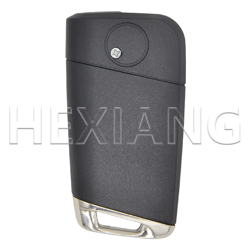 HU66 Flip Car Key Shell Case For VW Volkswagen Golf 4 5 Passat B5 B6 Bora Polo Touran Jetta Seat Skoda HE Old Model Modified
