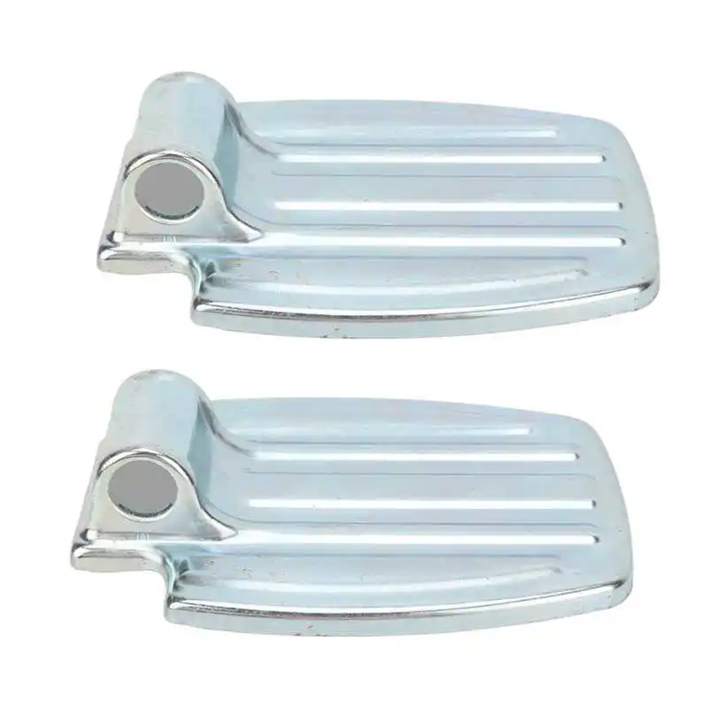 2Pcs Aluminium Alloy Wheelchair Footrest Pedal Strong Grip Wheelchair Foot Pedal Footplate Replacement Part Accessory wheelchair lighting accessories wheelchair joystick controller wheelchair wheel fork wheel fork wheelchair hand grip wheelchair brake sleeve wheelchair push rim covers wheelchair headrest