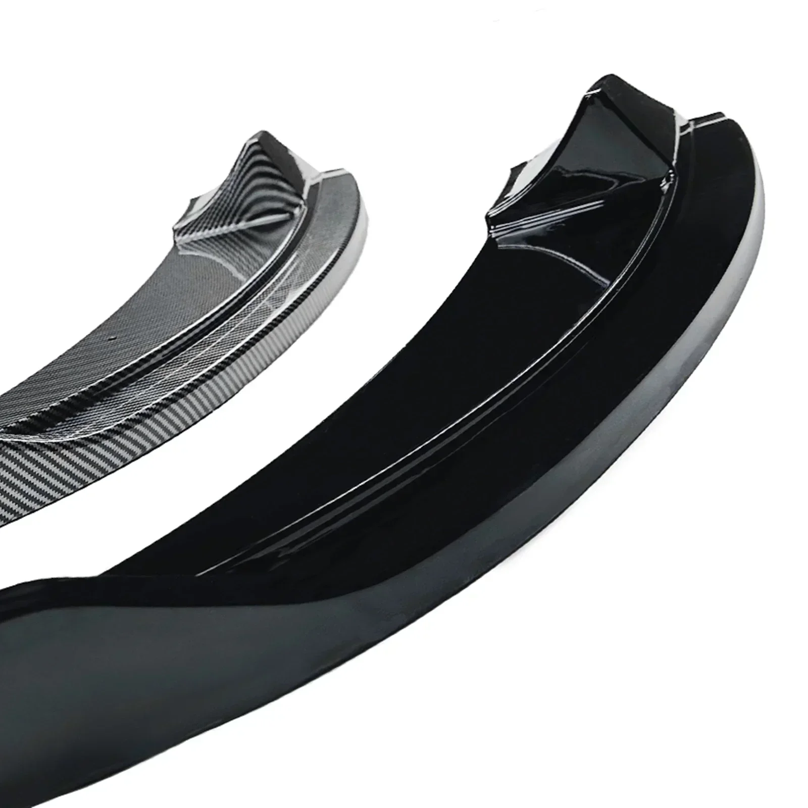 For BMW 5 Series E60 E61 M5 2005-2010 Front Bumper Spoiler Lip Carbon Look Car Lower Splitter Body Kit Tuning Blade Accessories