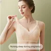 New Lace Up Buckle Without Steel Ring to Prevent Sagging Breastfeeding Bra is Soft and Comfortable For Pregnant Women in Large 2