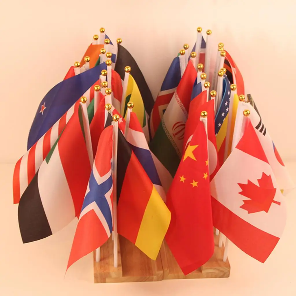 

Montessori Educational Toys 36 World Country Flags with , Safety Round Ball Shape Top, Non- Material