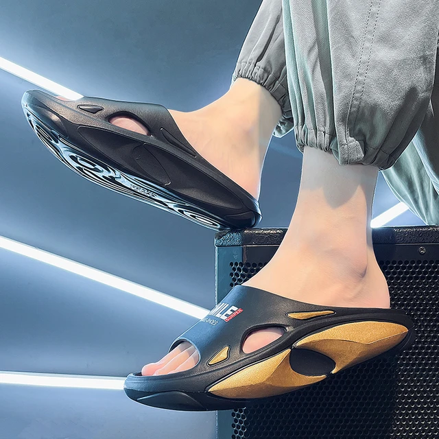 2023 New Luxury Men Women Slippers Outdoor Indoor Sandals Beach Casual  Shoes EVA Soft Slides Men Flip-flops Summer Men's Sandal - AliExpress