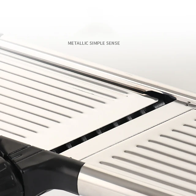 Multifunkcionális Mandolin Zöldségvágó Rozsdamentes Acél Burgonya Szeletelő Állítható Növényi Hagyma Reszelő Konyhai Szerszám Kiegészítők - Image 5