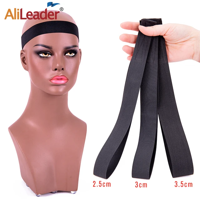 Wig Elastic Band Polyester Adjustable High-Elastic Sewing Elastic Ribbon Thick Wide Elasticity Band For Making Wig Cap 2