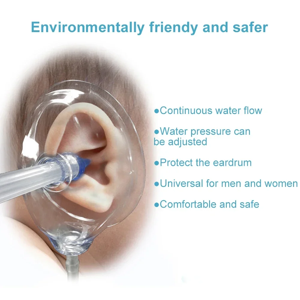 Ear Wax Cleaning Tools Family Use Earwax Removal Tips for Ear Wax Irrigation Bottle Sprayer Ear Cleaner Adults Kids Health Care 3