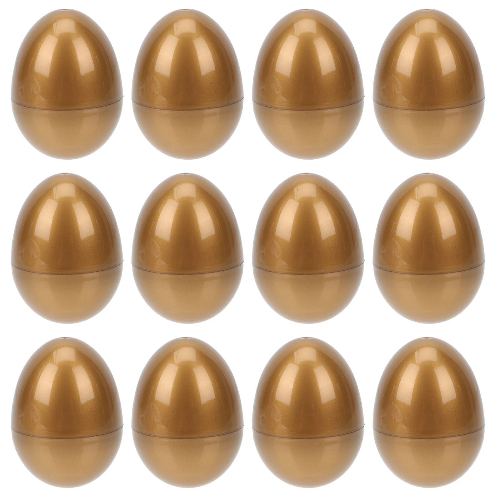 

12 Pcs Easter Eggs Mini Toys for Kids Children Gift Wrapping Eggshells Filler Decorative Plastic Ornaments