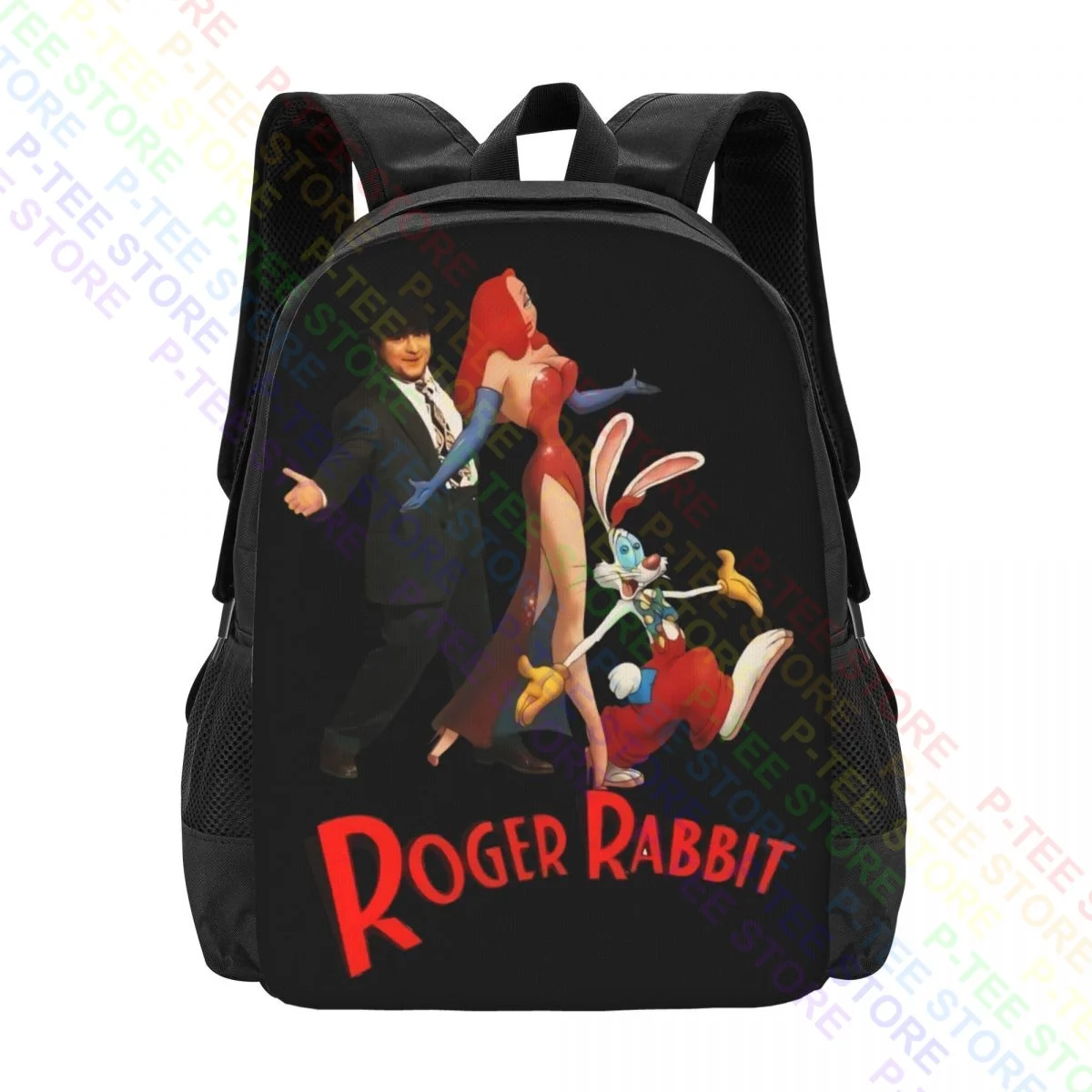 Who Incorniciato Roger Rabbit V2 Zemeckis Movie Posterbackpack Borse Per Scarpe Di Grande Capacità Per I Viaggi