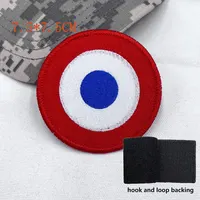 Вышитая нашивка на липучке с вышивкой французских ВВС, пришить военный значок с вышивкой — изображение 4