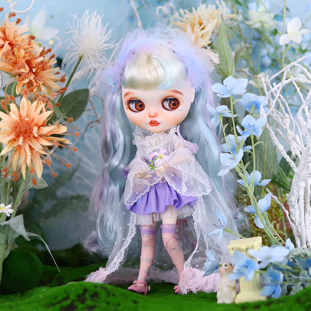Элиза - Премиум на заказ Neo Кукла Блайт с разноцветными волосами ...