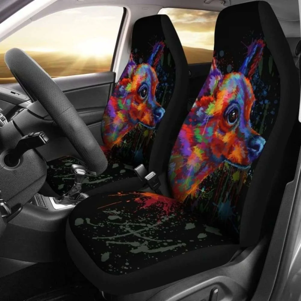 

Chihuahua Car Seat Covers 16 091114,Pack of 2 Universal Front Seat Protective Cover