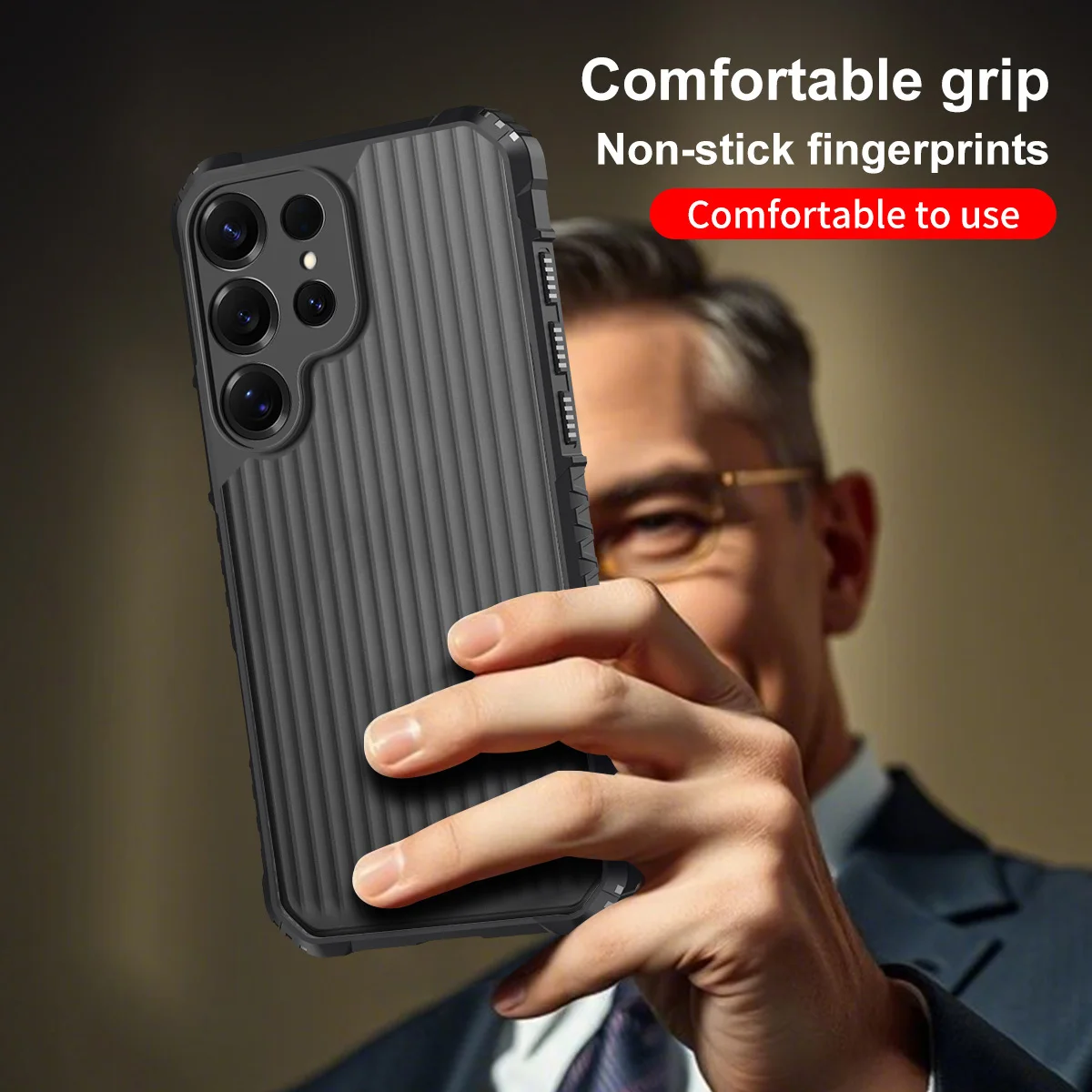 Armor Stripes Shockproof Phone Case with Reinforced Corners