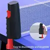 Universal Retractable Ping Pong Net Portable Table Tennis Training Net Rack Anywhere Retractable Net Rack Exercise Equipments