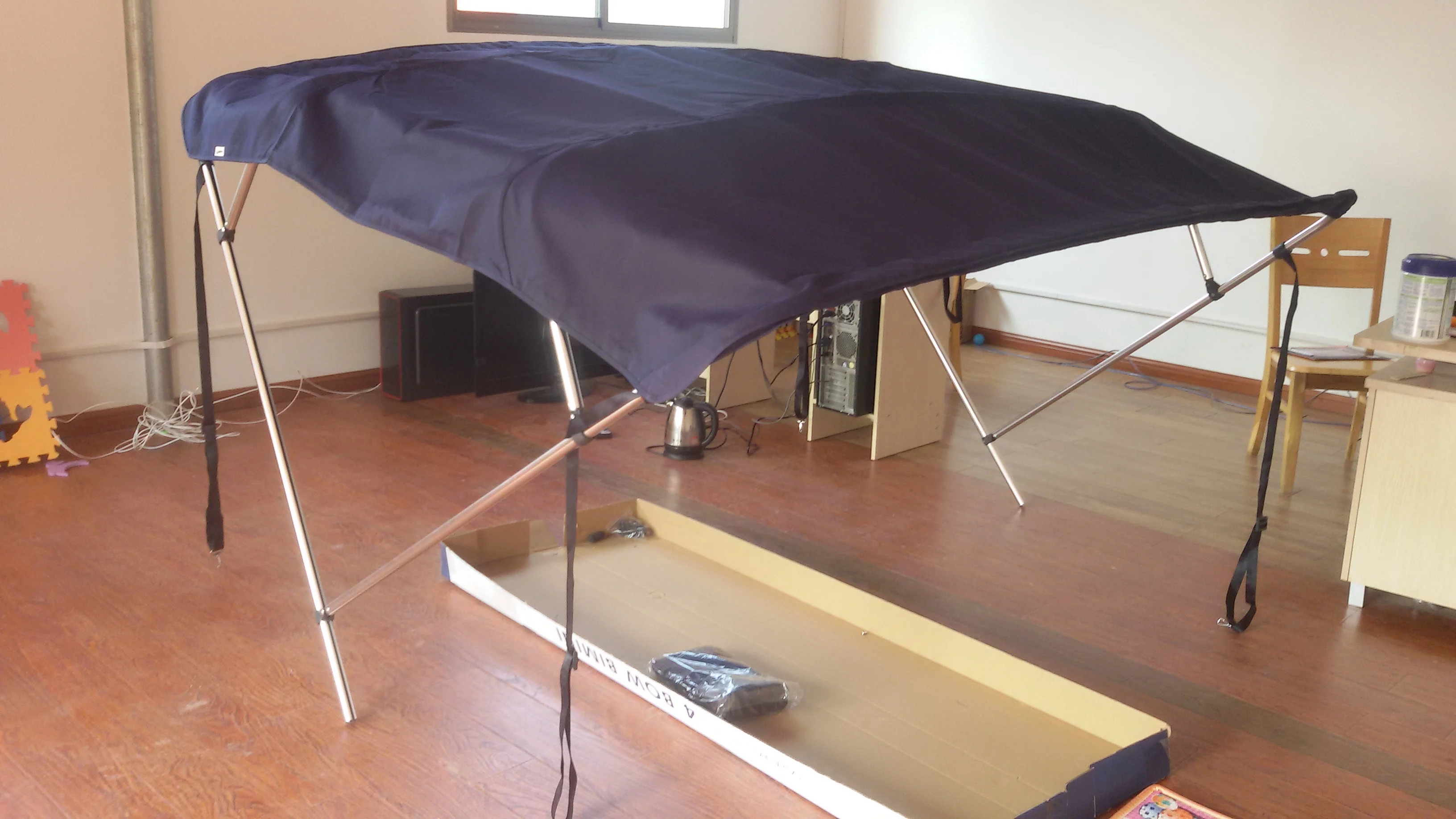 Hot Sale 1.1M Folding Awning for Fiberglass Boat or Inflatable Boat